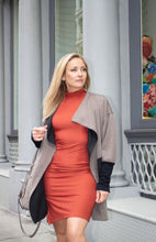 Load image into Gallery viewer, EcoRib Midi Dress - Terra