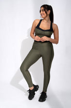 Load image into Gallery viewer, TUXEDO LEGGING - OLIVE
